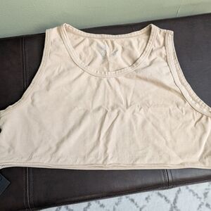 Men's Beige Tank Top